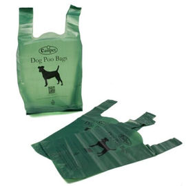 کیسه های Poop Biodegradable 100٪ کیسه های حمل پت کامپوزیت پذیر خدمات سفارشی قابل قبول